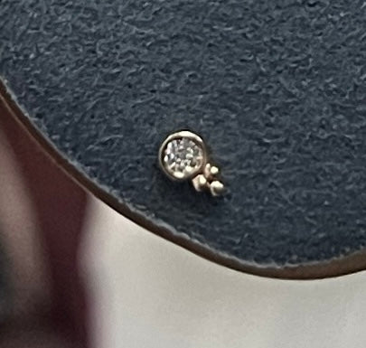 EJ4009GF Bezel Set Diamond Disc