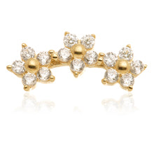 Internal Gold Flower Crescent
