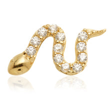 Internal Gold Jeweled Snake