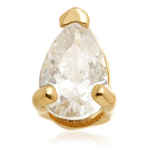 Internal Gold Teardrop