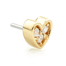 Gold Diamond Heart