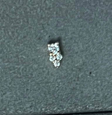 EJ4022GF Small Diamond Cluster