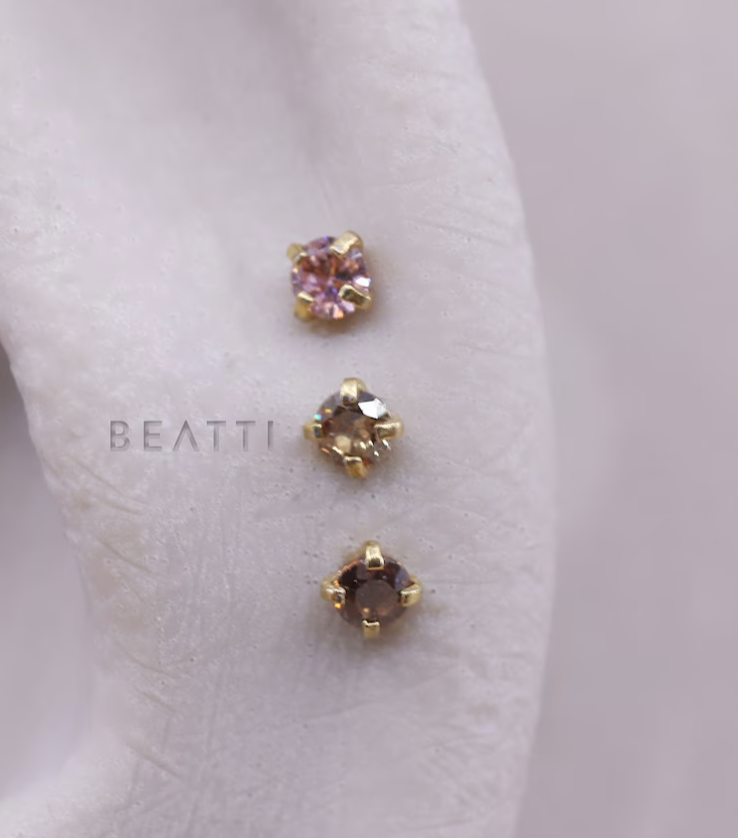 1.5 mini Honey prong gemstone